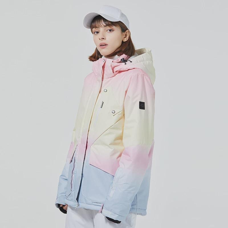 New one-board, double-boarded, hotter and thicker Korean ski clothes in the winter