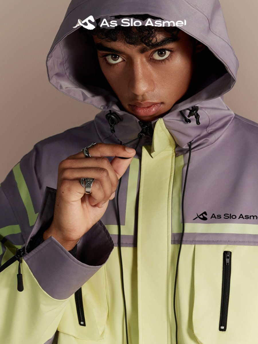 AS SLO ASMEL SKI SUIT FOR MEN AND WOMEN WITH A SINGLE-BOARD, TWO-BOARD, WATER-PROOF AND COMPOSING PROFESSIONAL SKI THONGS
