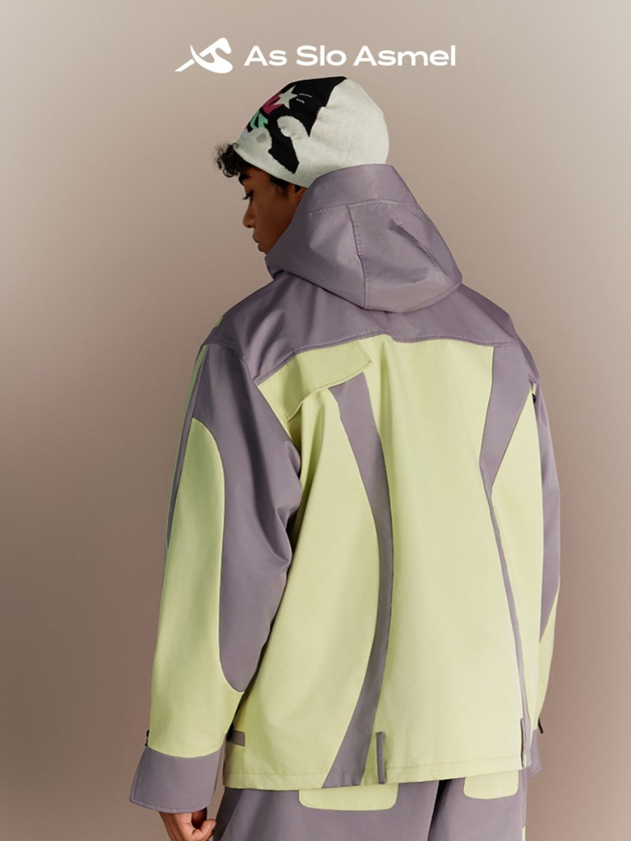 AS SLO ASMEL SKI SUIT FOR MEN AND WOMEN WITH A SINGLE-BOARD, TWO-BOARD, WATER-PROOF AND COMPOSING PROFESSIONAL SKI THONGS
