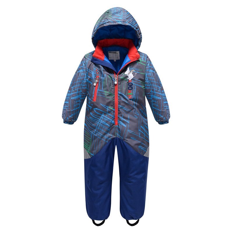 A new 2022 ski suit for boys and girls with a warmer-to-heated and gas-coated snowsuit, a double-board waterproof kid with ski pants