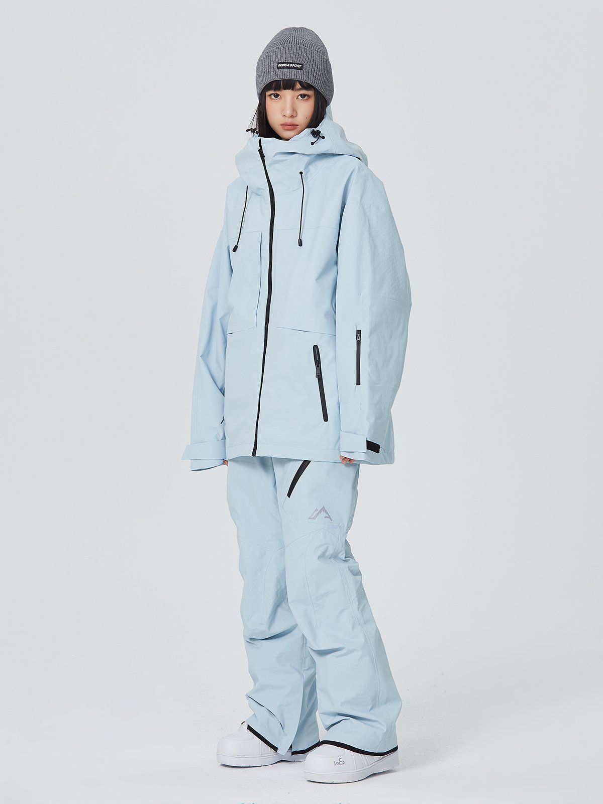 SEARIPE/EILY SKI SUIT FOR MEN AND WOMEN, TWO-BOARD, WINDPROOF AND WATERPROOF AMERICAN SNOWSUITS