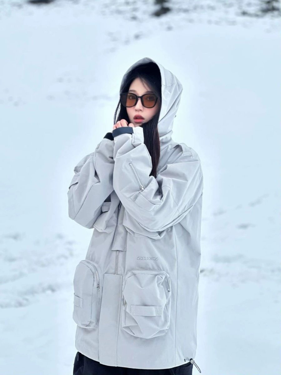 SEEUEROS24'S NEW TWO-PLATTE VELVET-ENERGIZING AND CO-HEATING, WIND-PROOF AND WATER-PROOF SKI SUIT