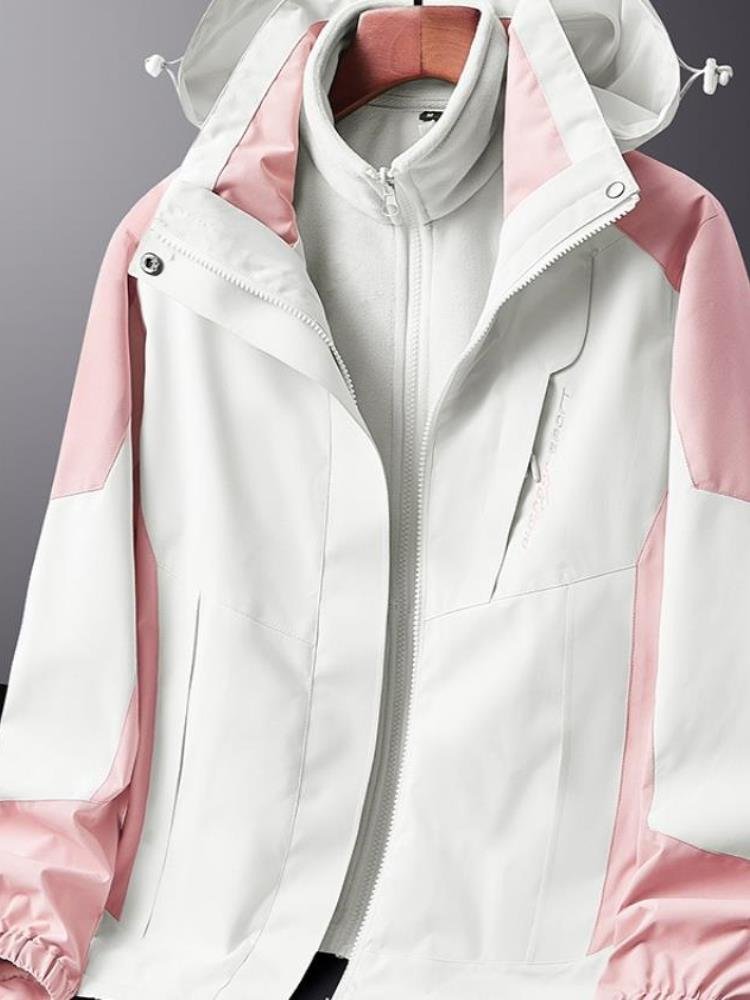 Li Ning's exterior assault suit, men and women three times a spring, autumn and winter, thicker and thicker to remove two sets of off-mountain clothes