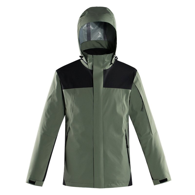 Two sets of three-and-one-a-mountains, three-storey ski suit, for both men and women