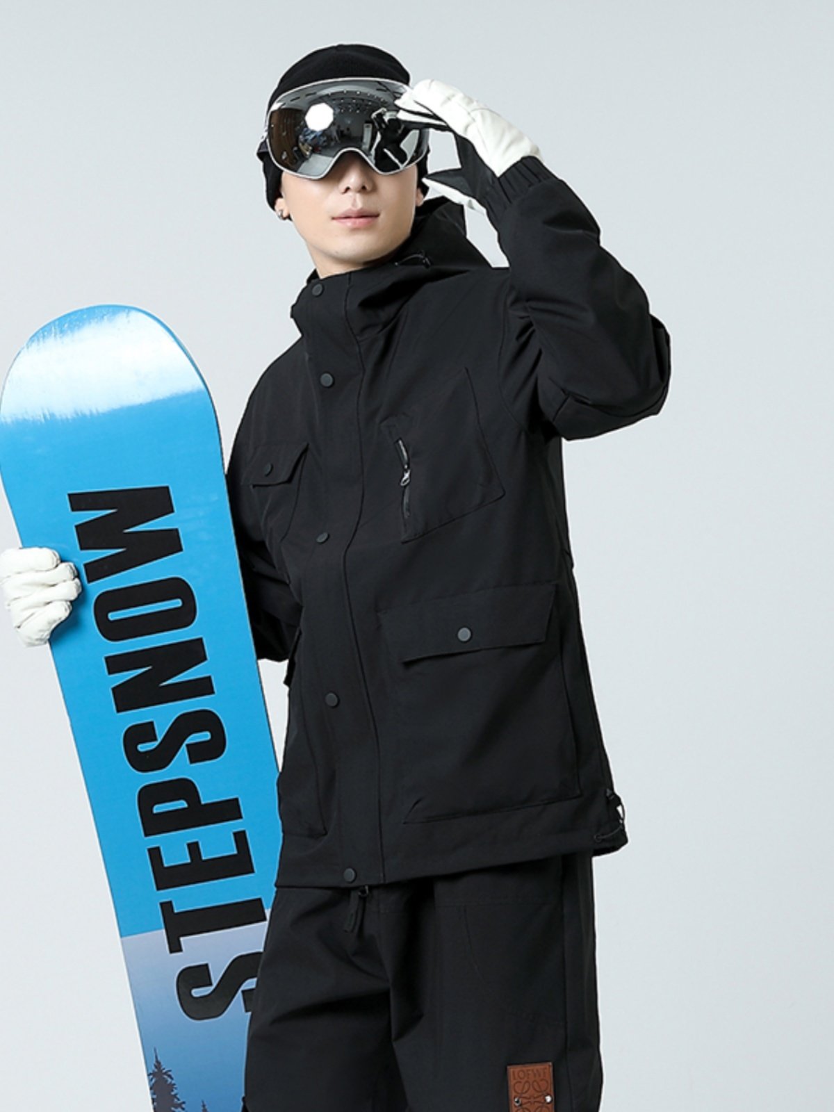 Three pairs of high-quality velvet-skinners and men can take off two twilight-flagged snowboarding suits