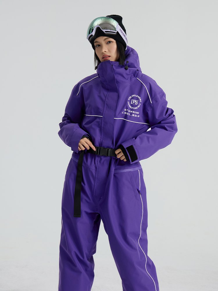 Cold elements, 2024 new thin, single-skinned, water-heating-coated ski suit suit, men and women