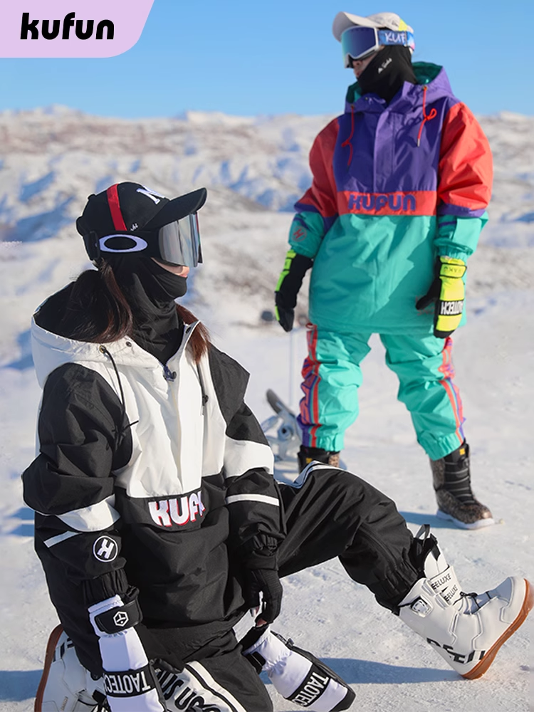 Cool Peak New Ski suit with a full-of-the-board man's double-board squirming, winter snowsuits