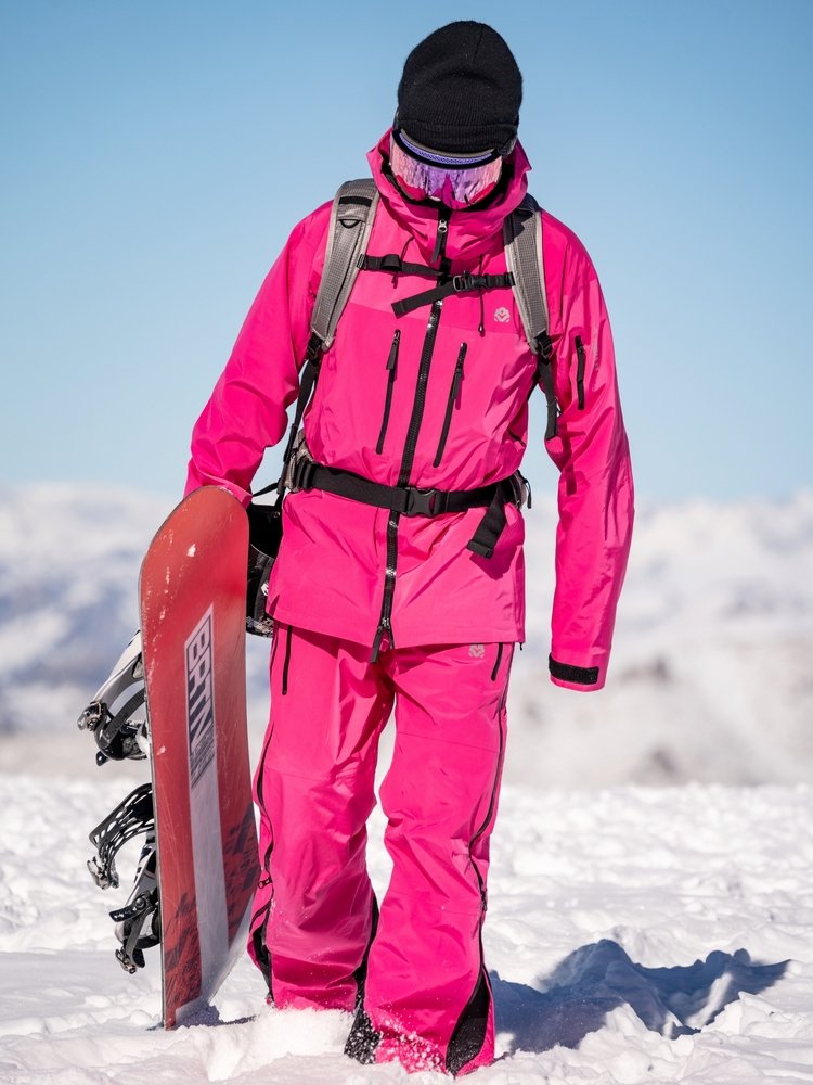 POWER KK SINGLE-SKINNED SKI SUIT 3L MOUNTAIN SUIT WITH WIND-PROOF AND WATER-PROOF CLOTHING FOR MEN AND WOMEN WITH PANTS ON THEIR BACKS