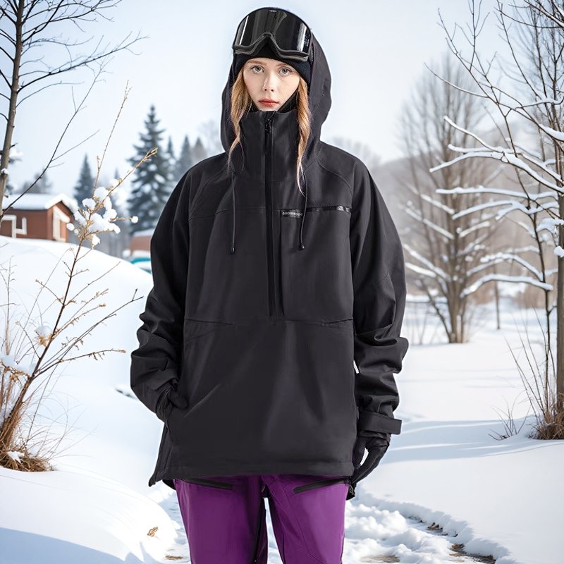 One-board ski suit for women and men in winter water and wind and cold