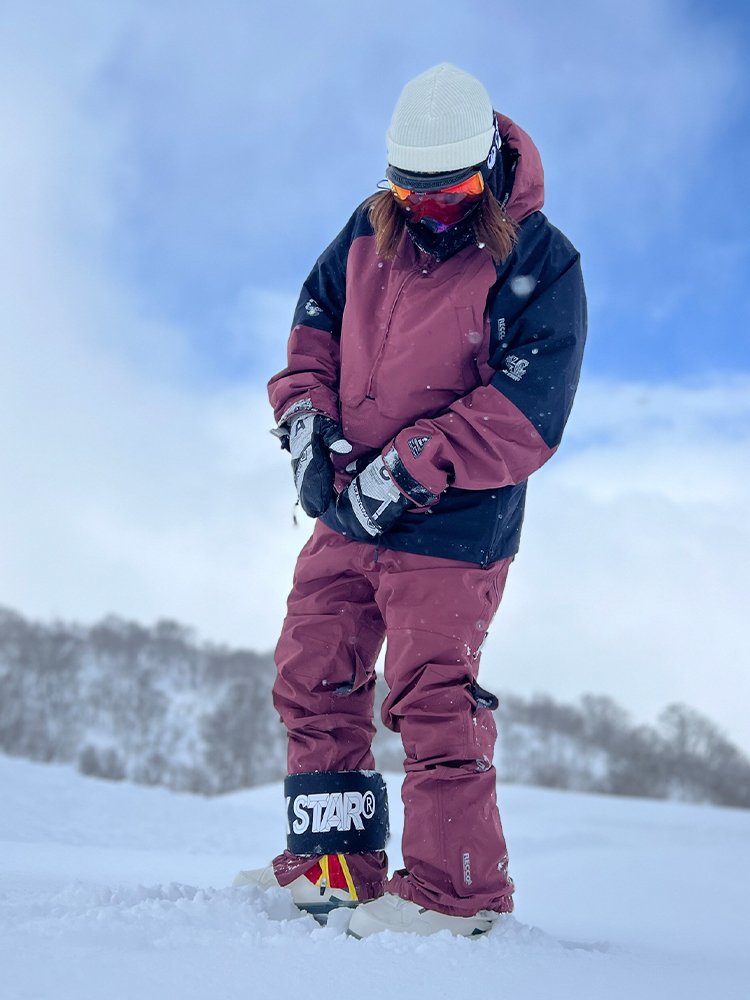 A NEW 2324, JAPANESE MRS WATERPROOF WINTER SKIJACKET, A SINGLE-CLOTHED 3-L SNOWSUIT FOR MEN AND WOMEN