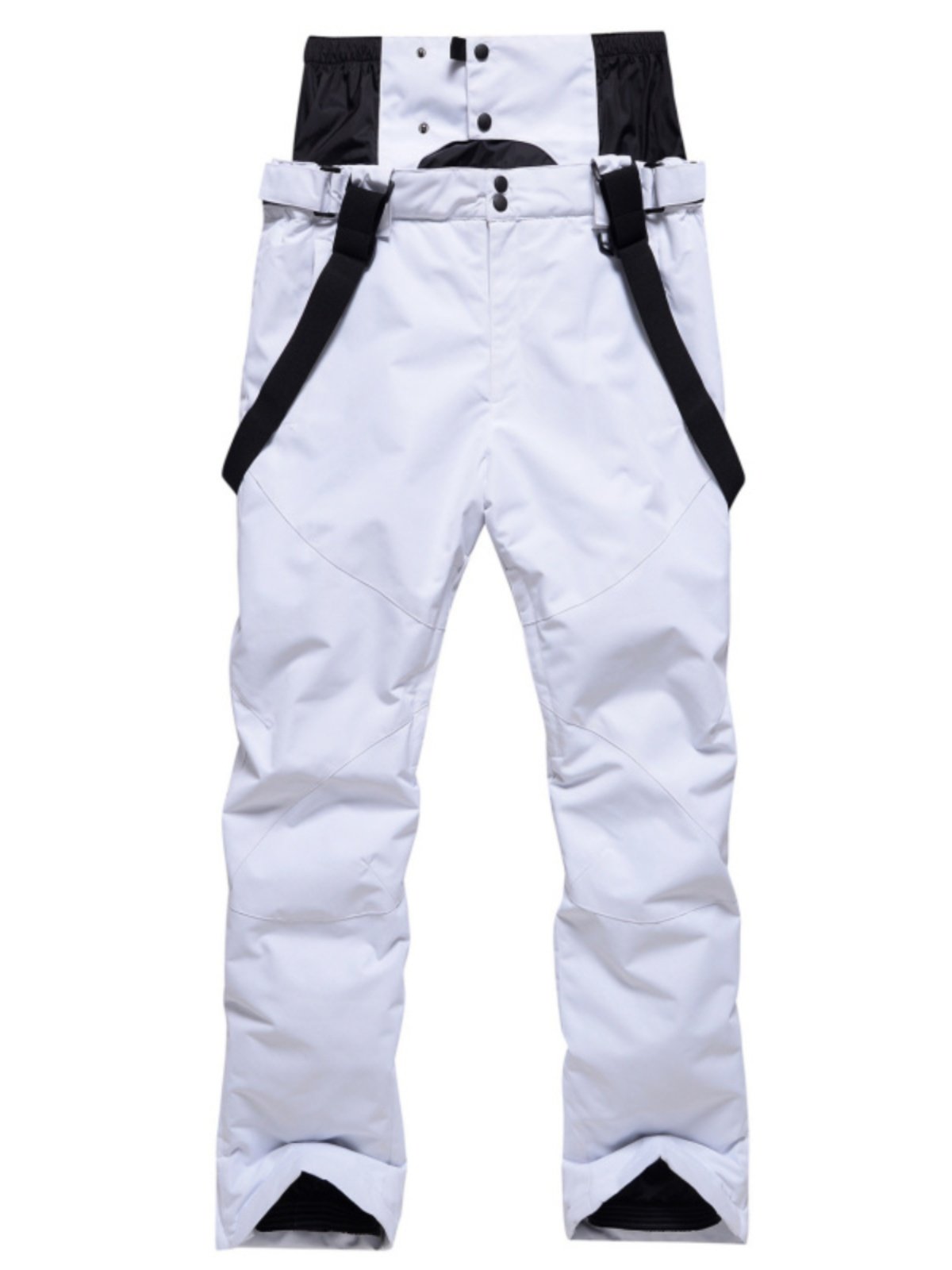 New single-skinned ski pants for both men and women in the open during the winter, waterproof and windproof, with thick back belts