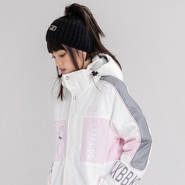 Winter children skiing suit for baby boys and girls with thick water and snow-proof country with snow-covered children