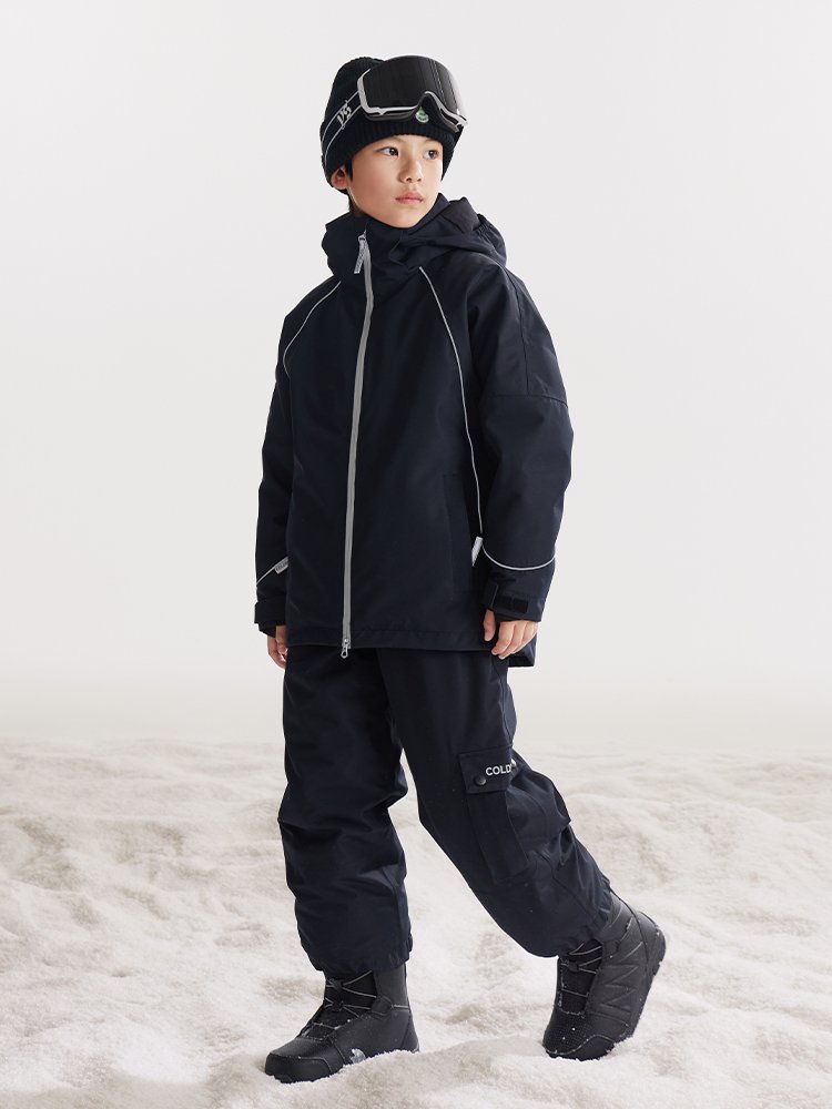 Cold-Element children skiing and snowpants with waterproof double-boards for boys and girls
