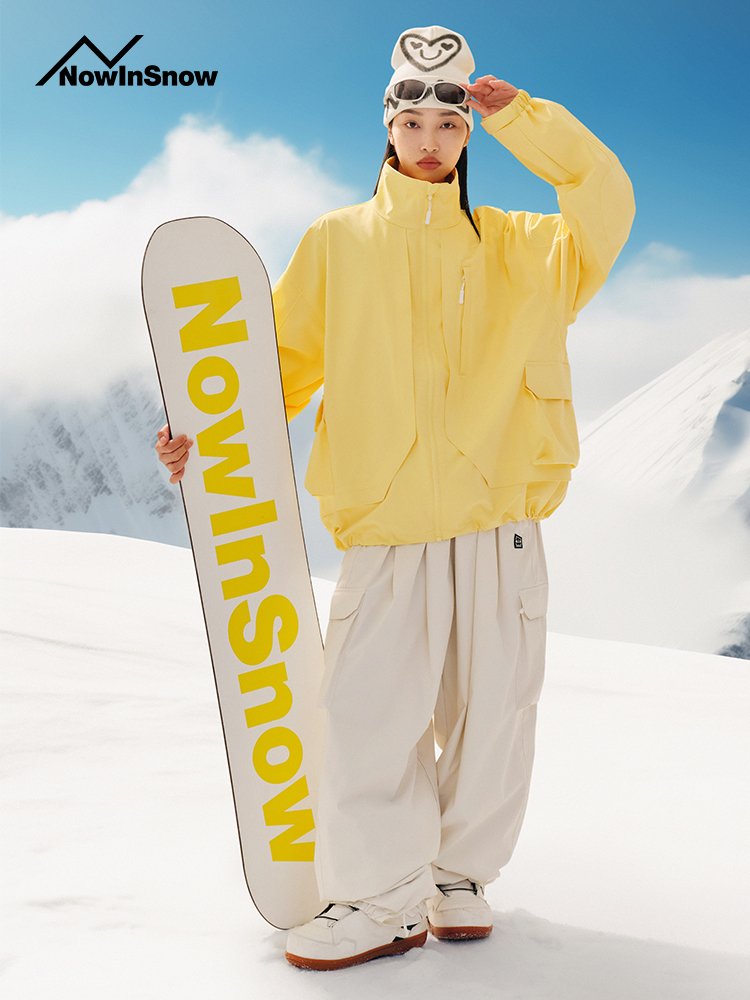 nits 2023 new black and white ski suit, with a light-quantified assault suit