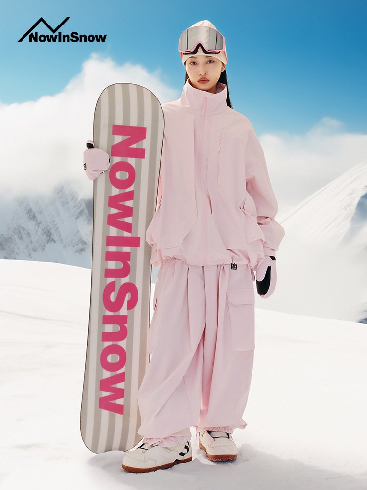 nits 2023 new black and white ski suit, with a light-quantified assault suit