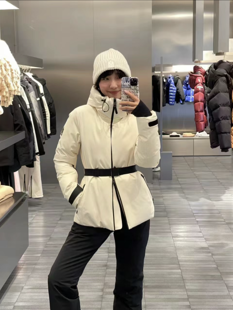 CANADA'S MACKAGE SKI SUIT TO KEEP THE VELVET VELVET HAT WARM