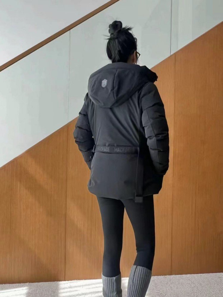 CANADA'S MACKAGE SKI SUIT TO KEEP THE VELVET VELVET HAT WARM
