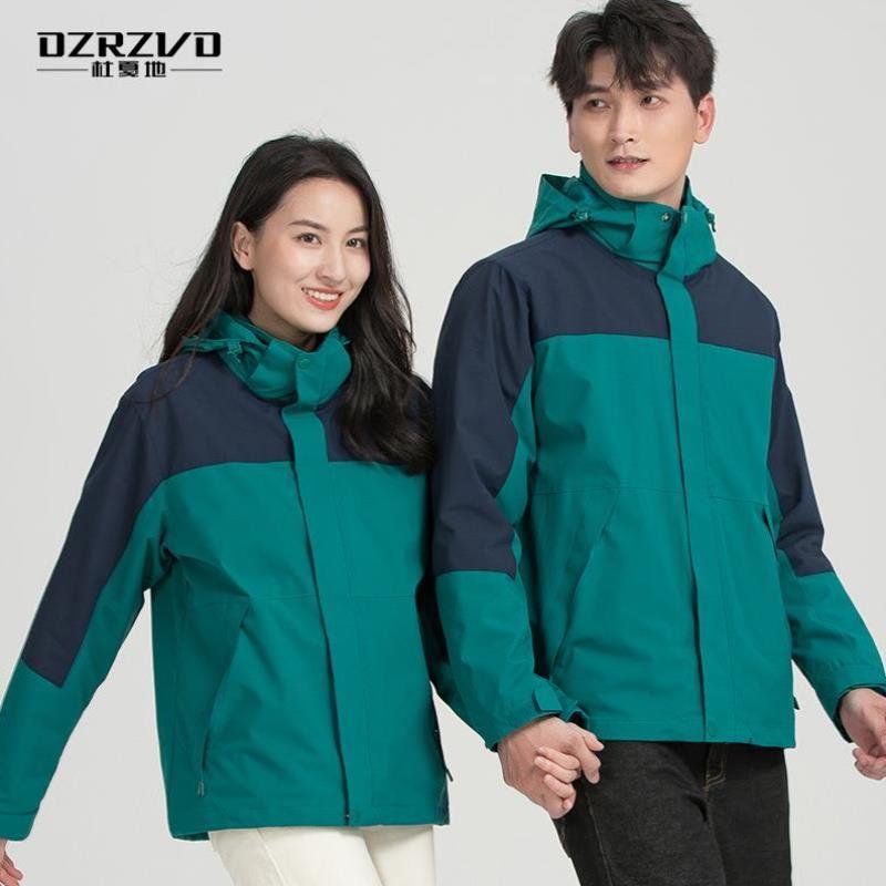 Two pairs of skating suit hard-shells, wind-proof, water-crazed, velvet-proof, male and female