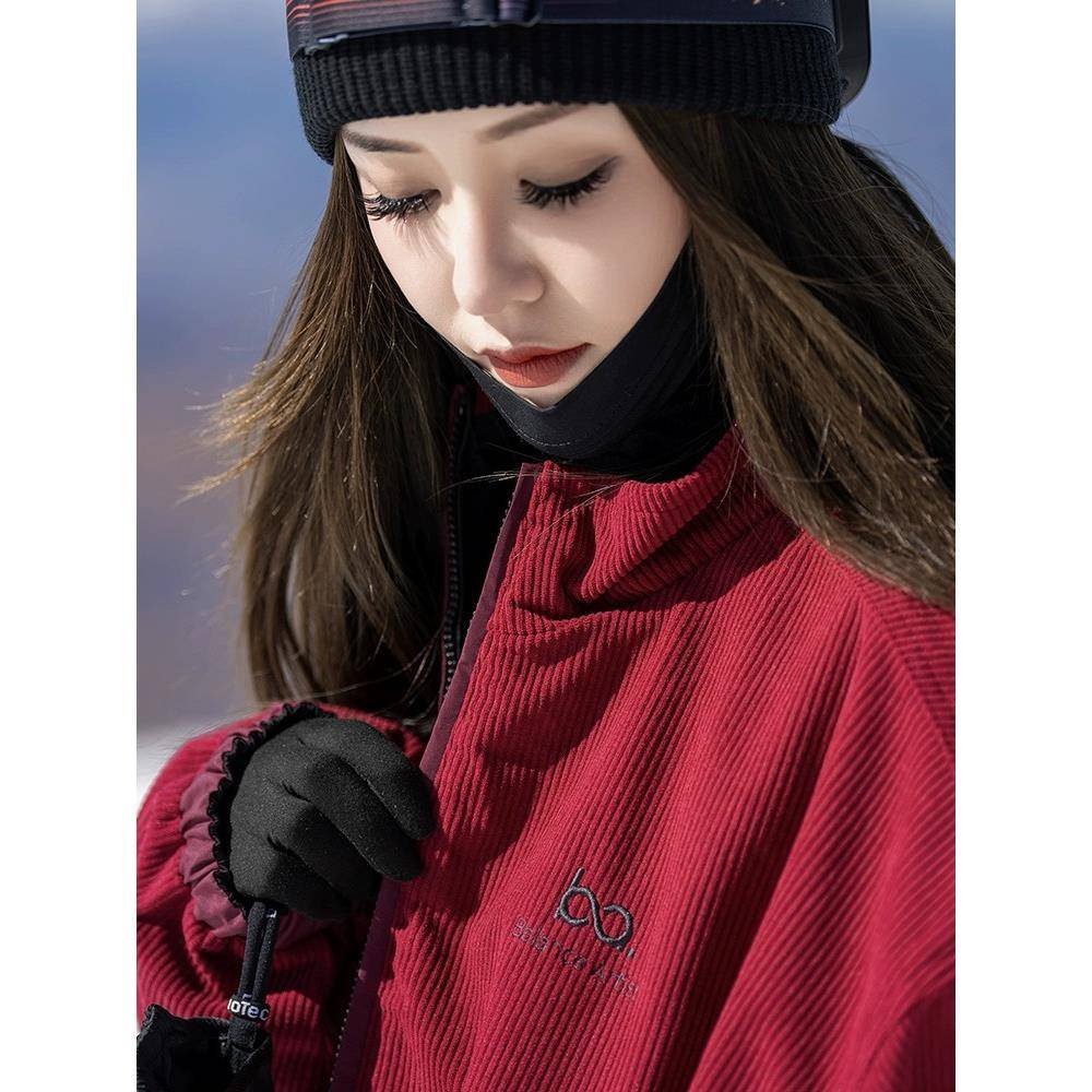 23/24 NEW BA SKI-FACED HOODERS WITH DOUBLE-FACED HOODS, SINGLE-BOARD SKI SUITS FOR MEN AND WOMEN