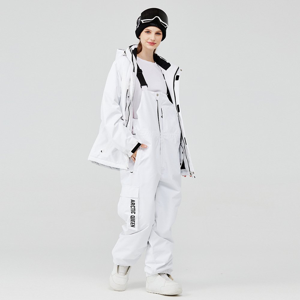 A new 2023 ski suit for both men and women, and a single-board double-ski-ski suit for the winter outdoor ski suit
