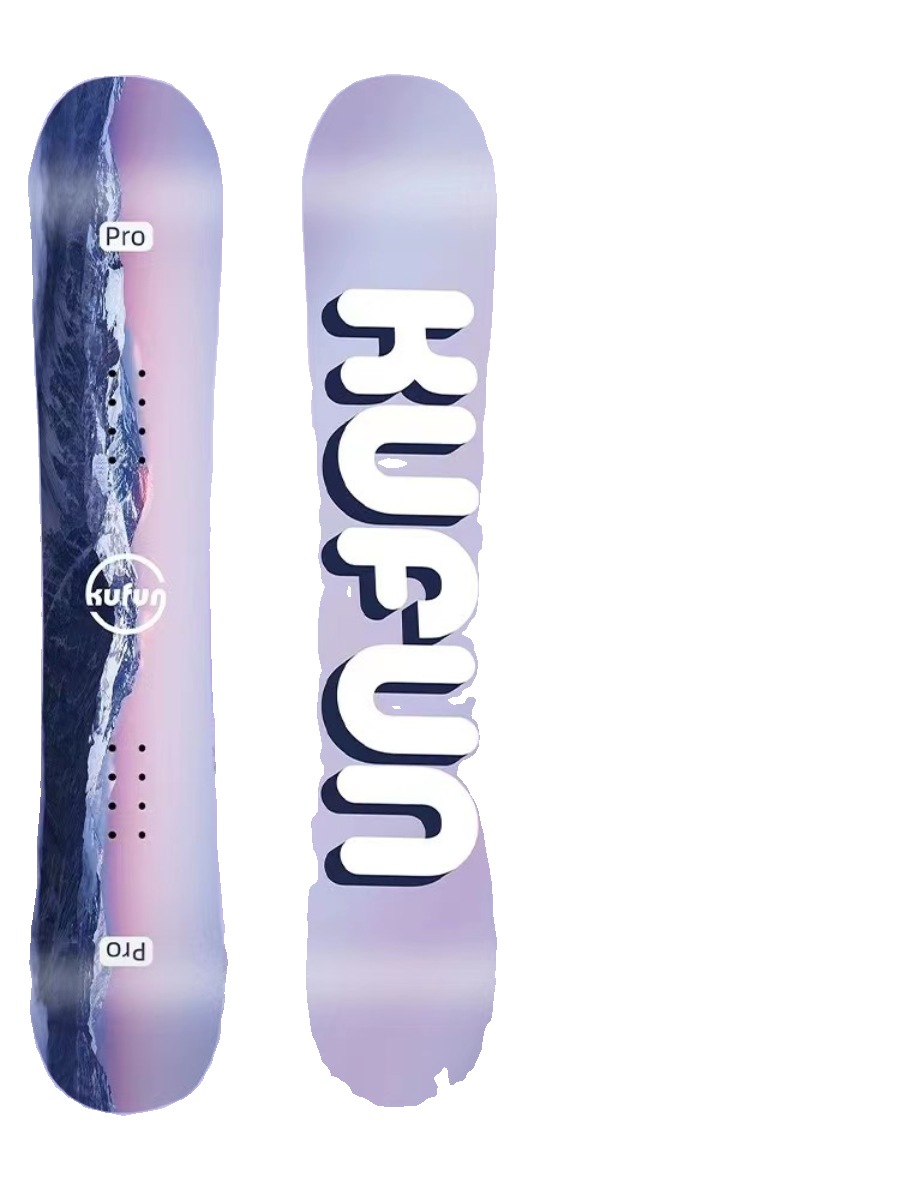 The long white hill skis are leased on a single board