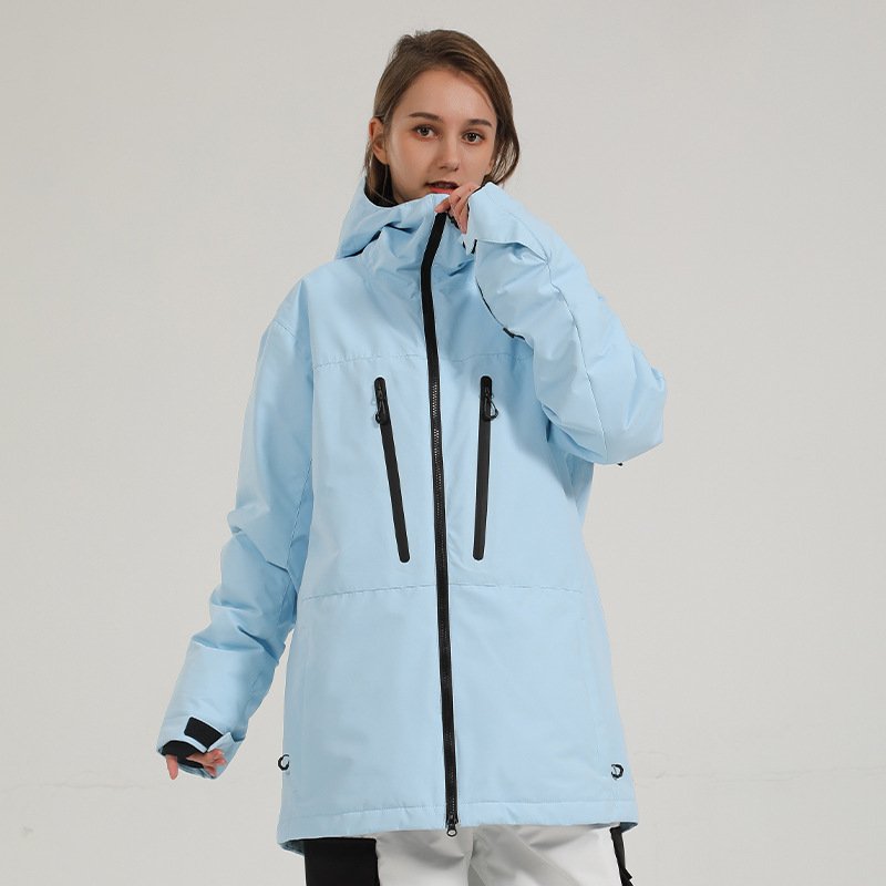 A new winter cross-border ski suit for women, a single wind-proof, water-heating, double-screened snowsuit for men