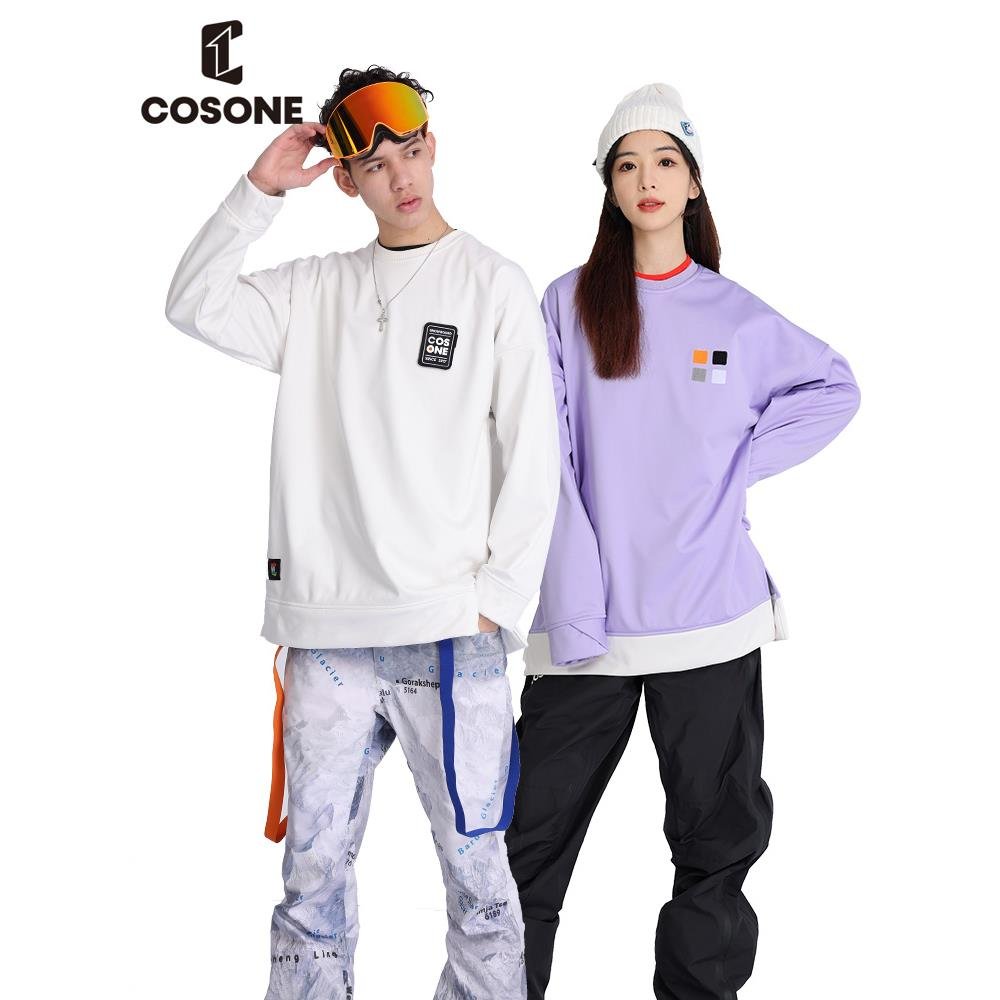 THE NEW COSONE SKI SUIT, DOUBLE-BOARDED HUSKS
