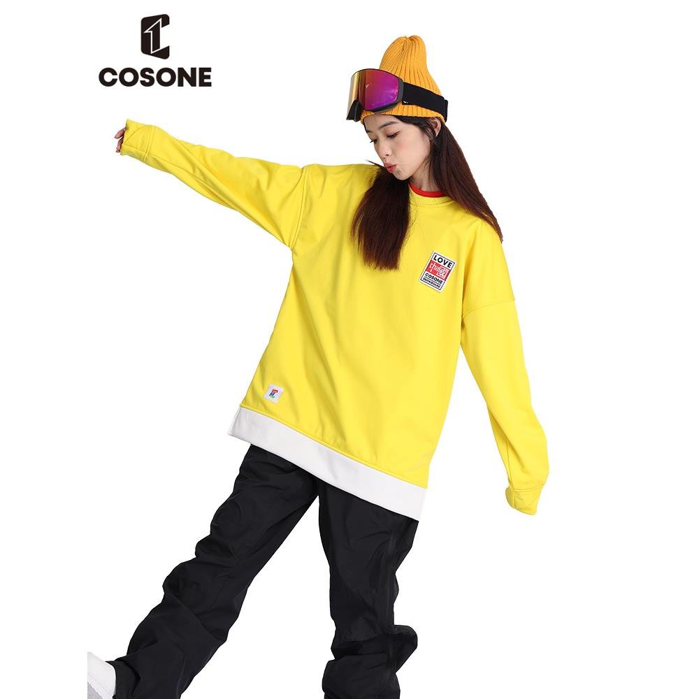THE NEW COSONE SKI SUIT, DOUBLE-BOARDED HUSKS