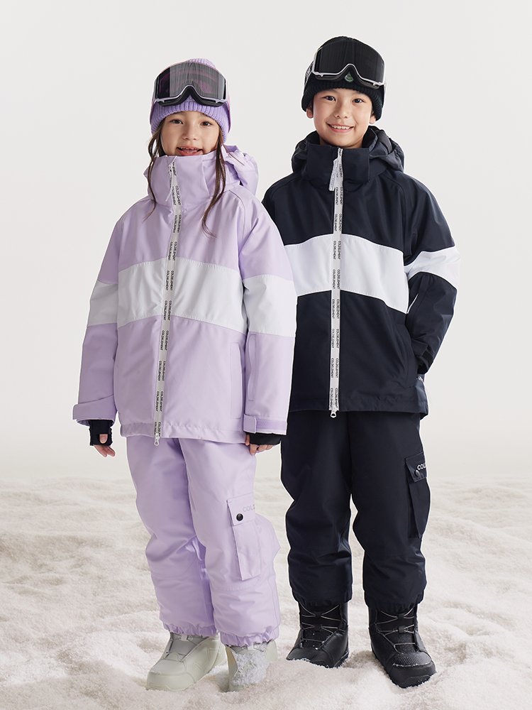 A new 2024 cold element, a baby boy and girl ski suit and a warm coat with pants and pants