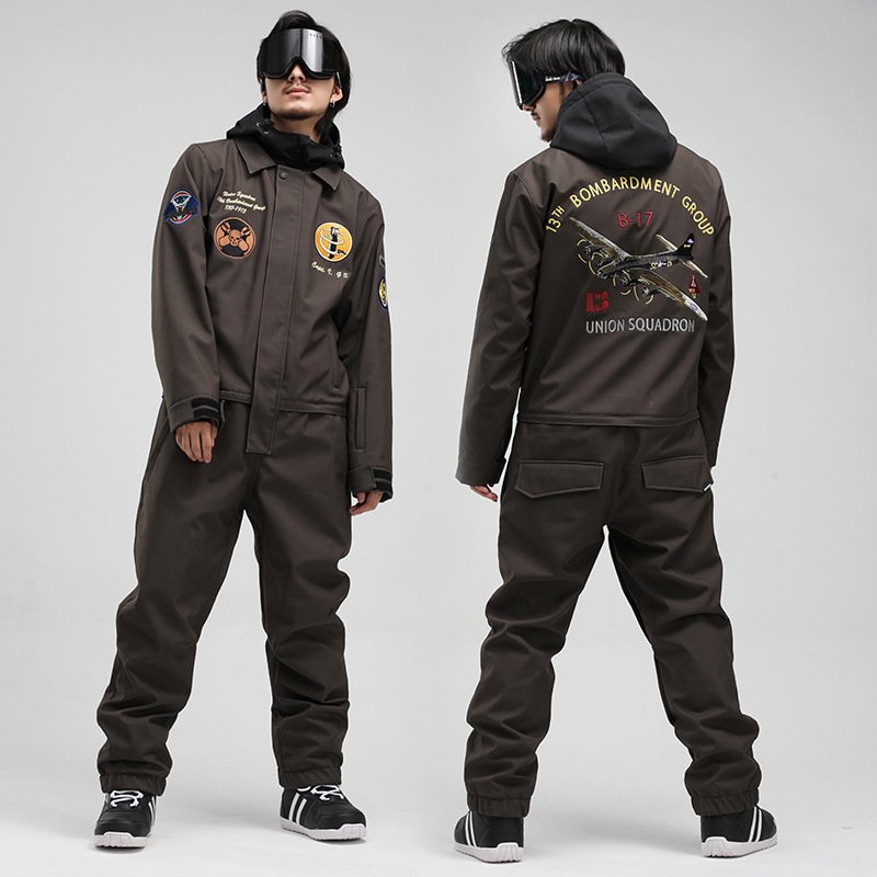 gusousnow skisuits for women with wind and air-proof and heat-proof pairs of ski pants