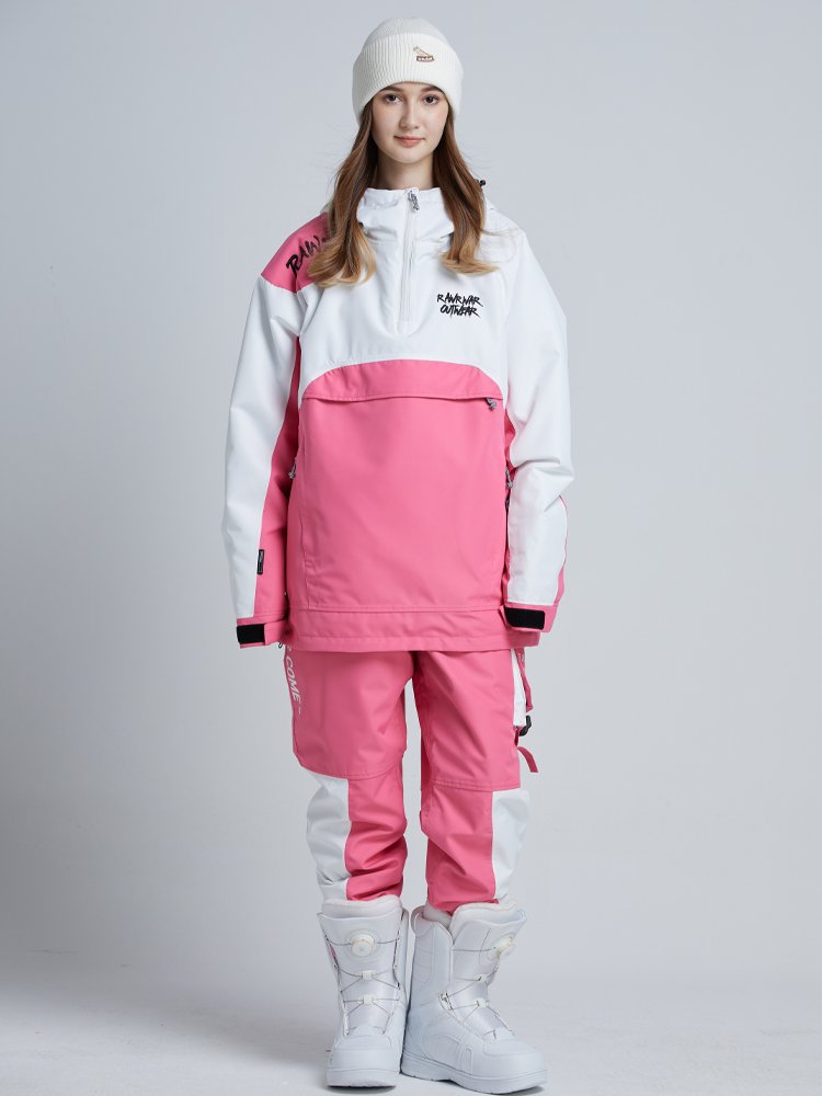 Lovers' colour-skinned ski suits, men's and women's, two-board hot-to-air-to-air gas sheets and cotton ski pants