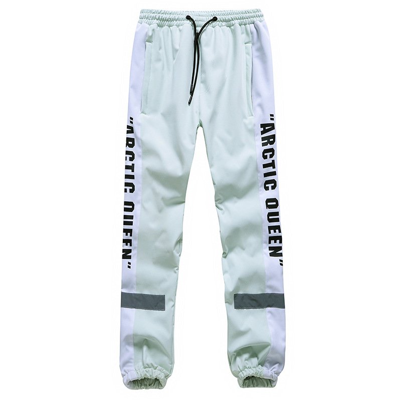 New skating pants for women, winter skiing pants for out-of-door couples, warm and thick with cotton pants