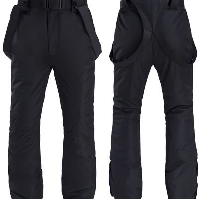 Outside of the winter ski pants, the couple's single-board, wind and waterproof, and thick and warm cotton for grinding
