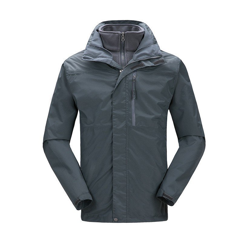 Two pairs of wind and rain-proof ski jackets, three-and-a-foul-a-foul