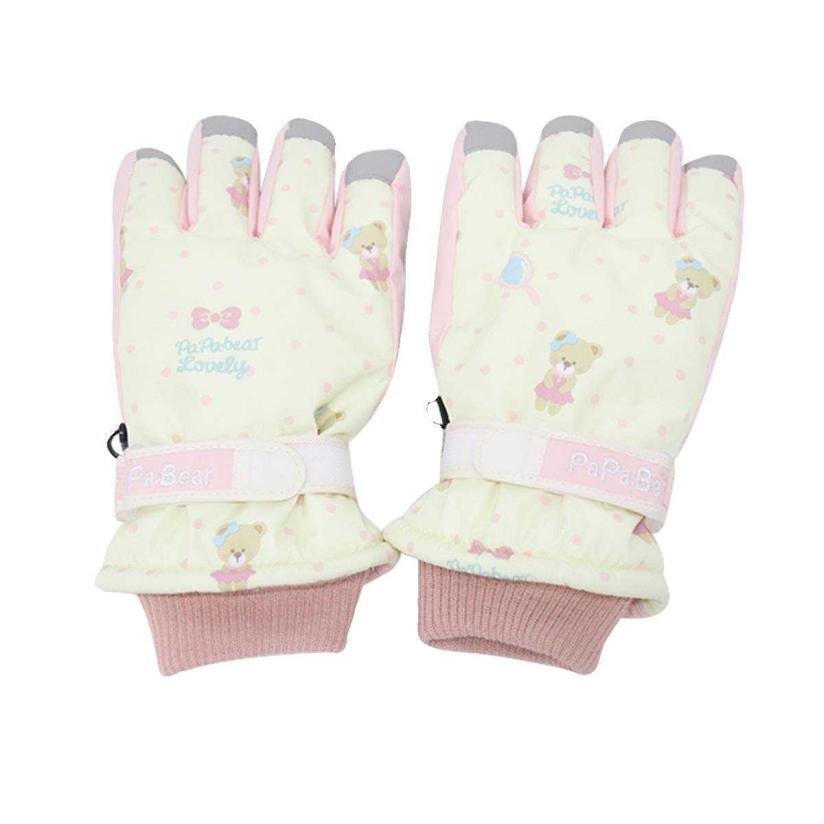 Ski gloves women can ride gloves during the winter with velvet and thicker heat and cold and waterproof motorcycles