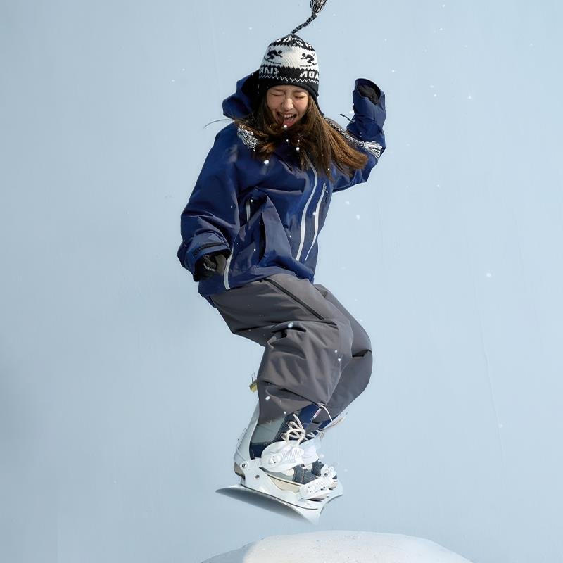 NAN'S SINGLE-SKINNED SKI SHORTS WITH A 3L FULL-PRESSURE 2024 NEW SKI SHORTS