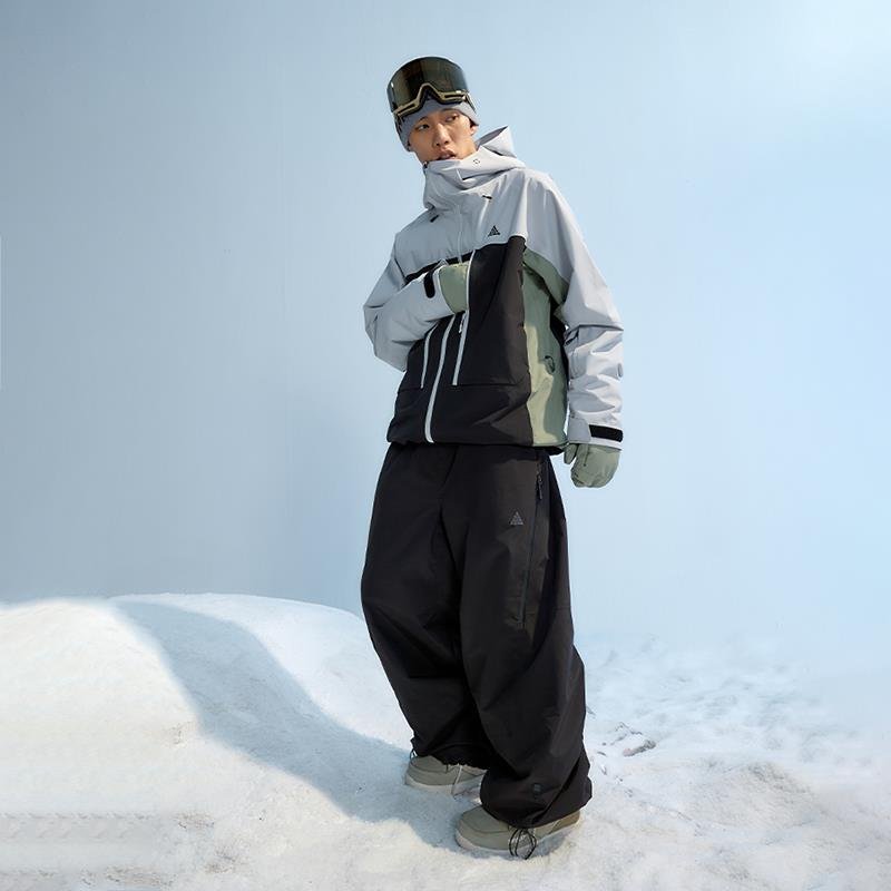 NAN'S SINGLE-SKINNED SKI SHORTS WITH A 3L FULL-PRESSURE 2024 NEW SKI SHORTS