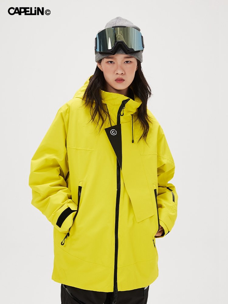 capelin ski suit, male and female, new 2024, specialty waterproof, gas-resistant, outdoor snowsuit