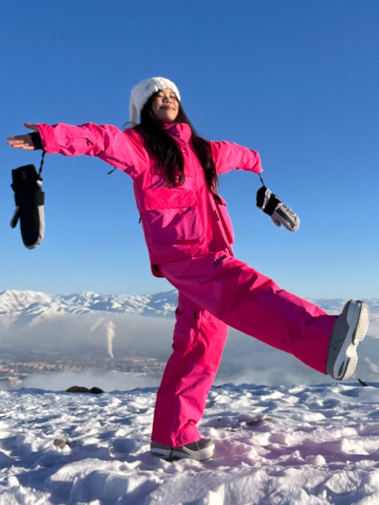 ISEEMIGGA PROFESSIONAL SKI SUIT, SINGLE-SKINNED SKI PANTS SUIT