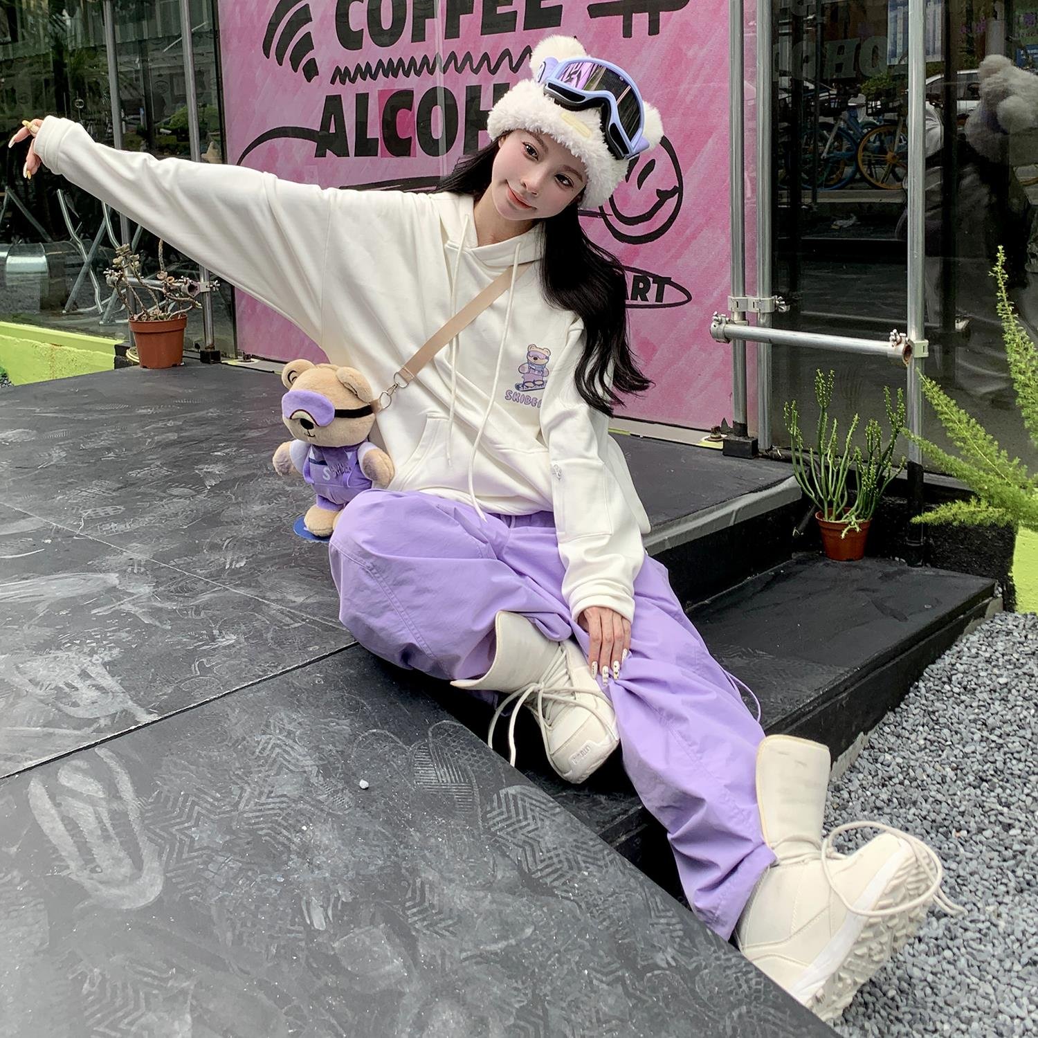 Skibear's original bear-ear skating suit