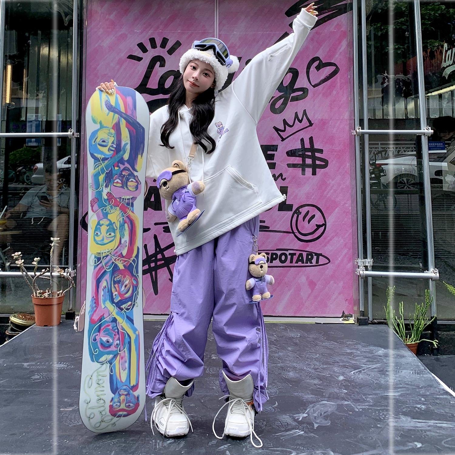 Skibear's original bear-ear skating suit