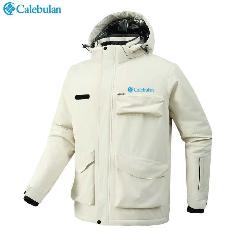Calebulan 2024, a new outdoor puffy ski suit for the autumn winter with the same male and female wind-proof mountain