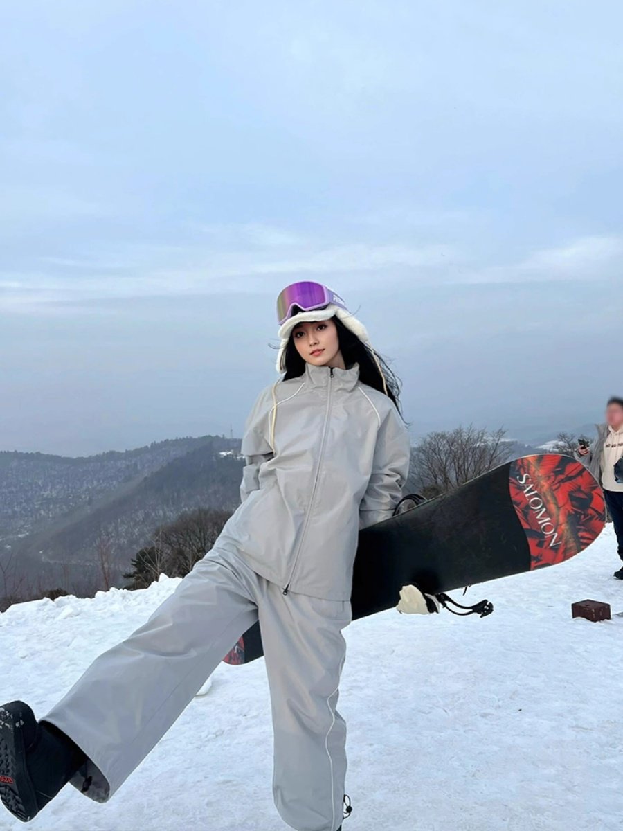 FYUT OUTDOOR SKI SUIT, WATER-RESISTANT AND WARM PANTS, NEW WINTER DOUBLE SKI SPORTS KIT FOR MEN AND WOMEN