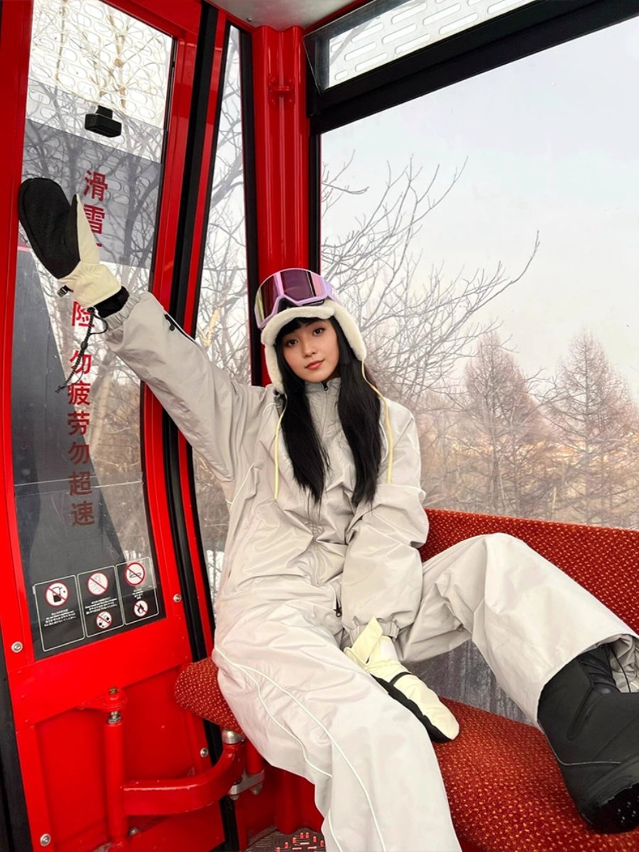 FYUT OUTDOOR SKI SUIT, WATER-RESISTANT AND WARM PANTS, NEW WINTER DOUBLE SKI SPORTS KIT FOR MEN AND WOMEN