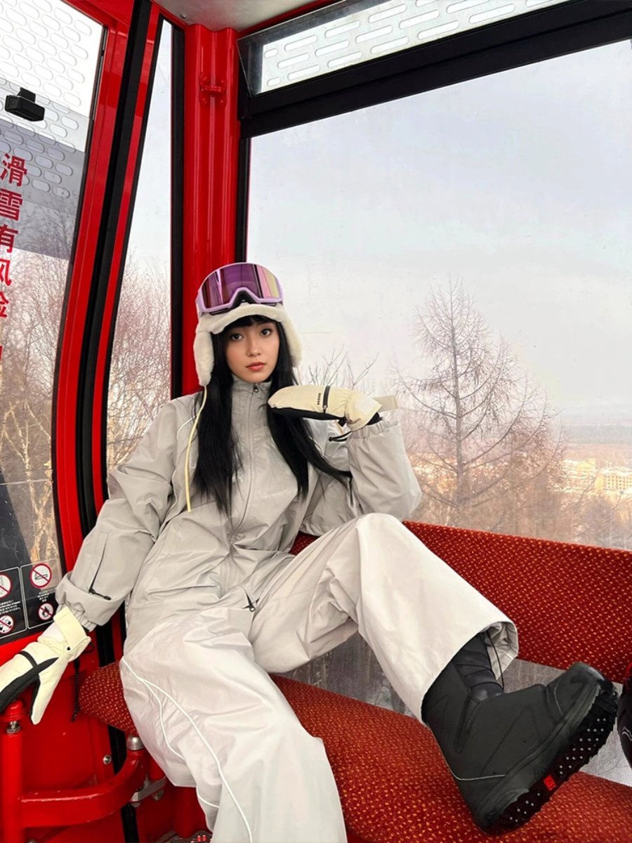 FYUT OUTDOOR SKI SUIT, WATER-RESISTANT AND WARM PANTS, NEW WINTER DOUBLE SKI SPORTS KIT FOR MEN AND WOMEN