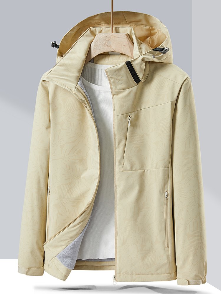 Kailas Kalestone's new in-out spring and autumn, velvet, one-story-story-soldier-skin coats for the twilight wind