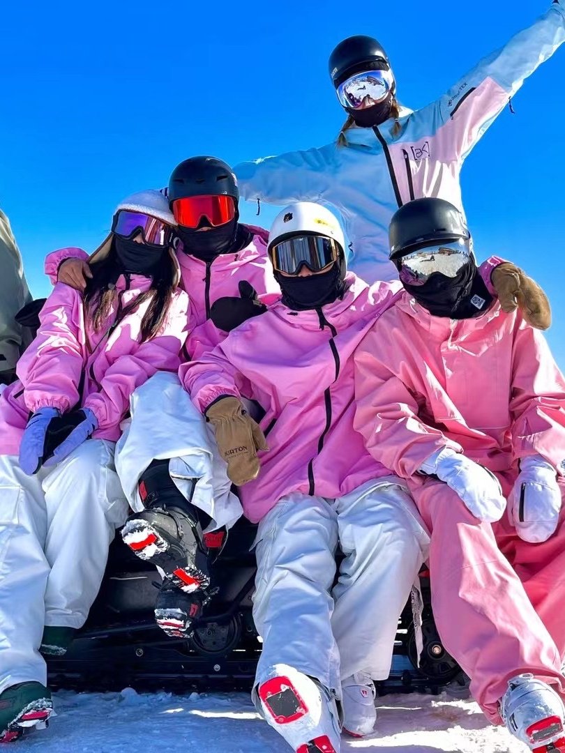 Hewea Free, Single-Sided Park Oversize Men and Women Waterproof and Wind-Skiding Suite
