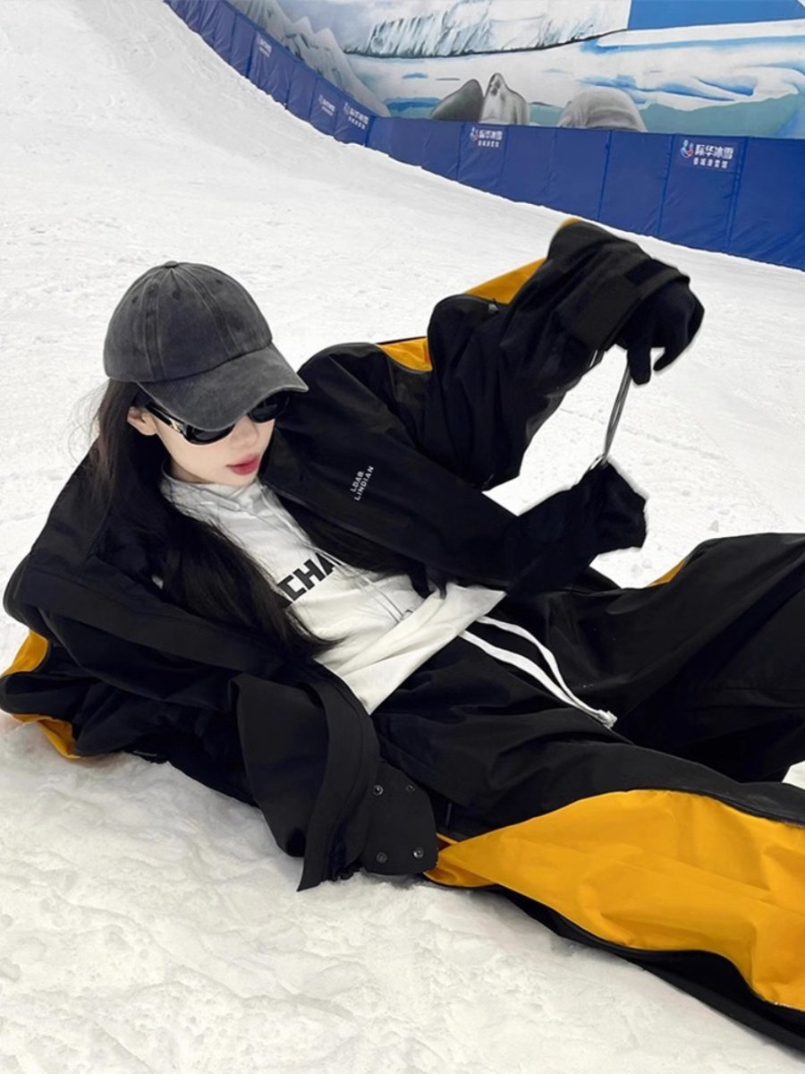FYUT'S NEW WINTER SKI SUIT, 2024, MEN AND WOMEN, AND A SKI SUIT FOR WATER-HEATING AND GRINDING SPORTS JACKET