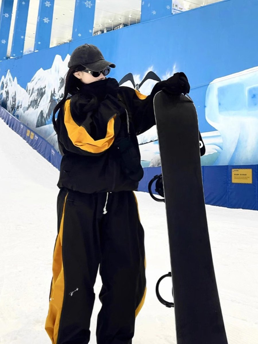 FYUT'S NEW WINTER SKI SUIT, 2024, MEN AND WOMEN, AND A SKI SUIT FOR WATER-HEATING AND GRINDING SPORTS JACKET