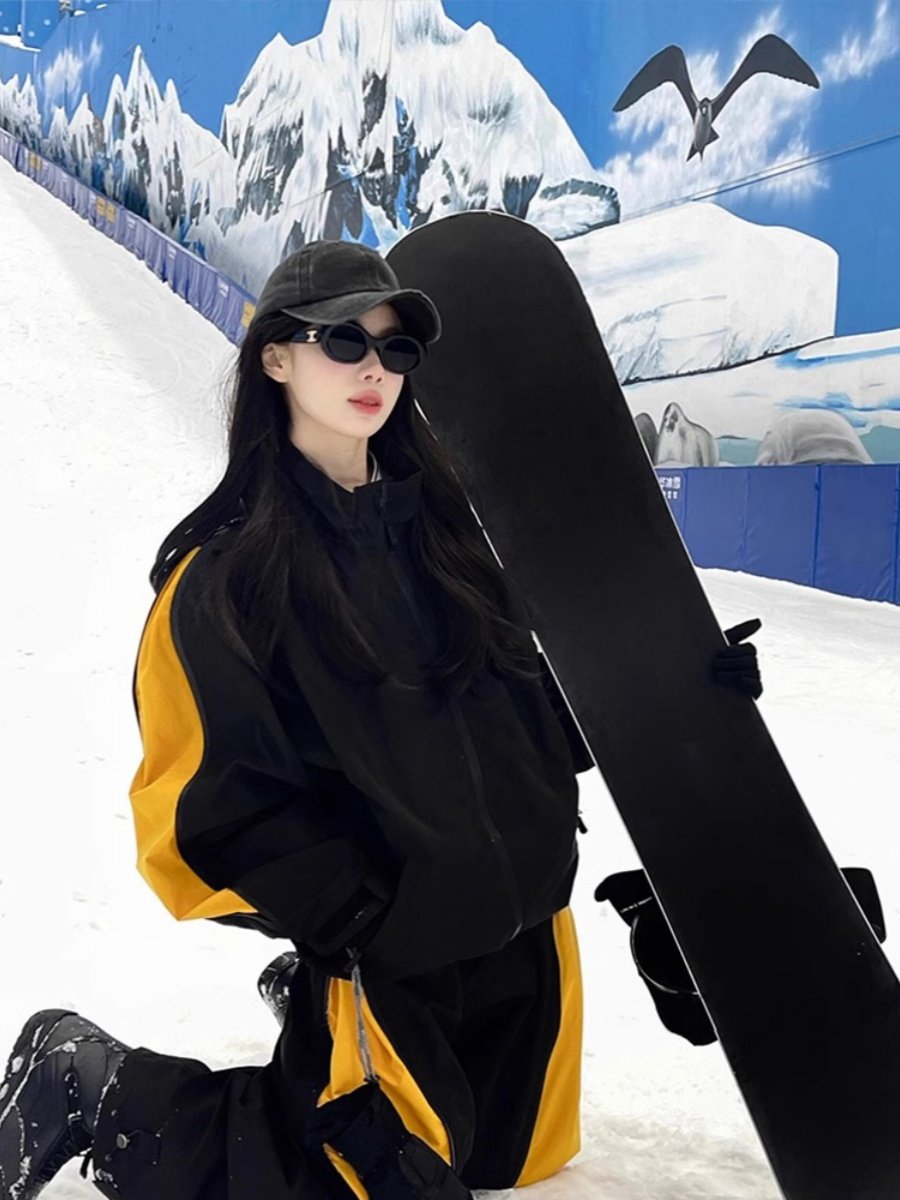 FYUT'S NEW WINTER SKI SUIT, 2024, MEN AND WOMEN, AND A SKI SUIT FOR WATER-HEATING AND GRINDING SPORTS JACKET